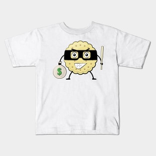 Biscuit Bandit - Funny Character Illustration Kids T-Shirt